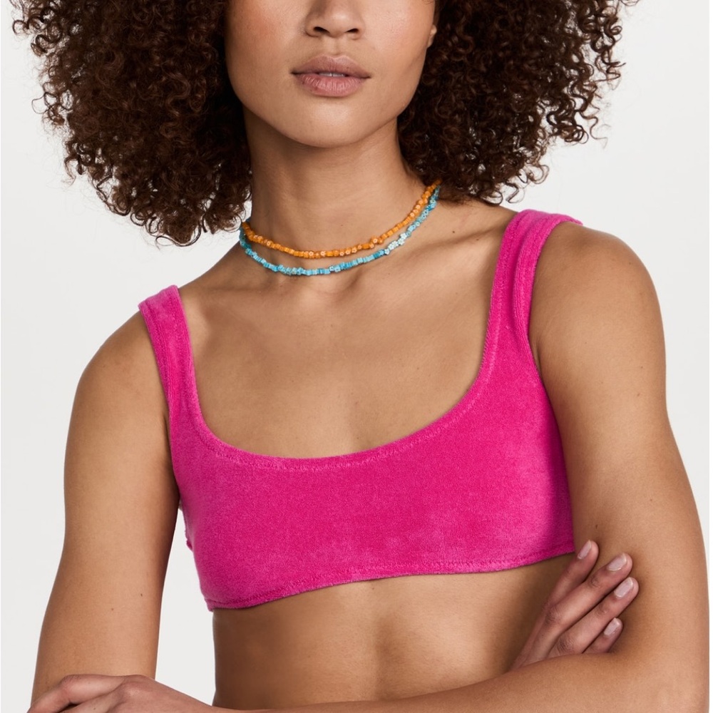 Solid & Striped The Elle Top Strawberry Terry Cloth
